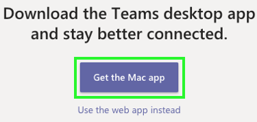 microsoft teams mac app